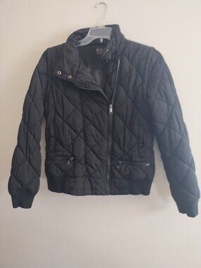 Sporty Marc Jacobs New York black quilted jacket size M